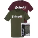 Pack de 2 tee-shirt Schott ras du cou