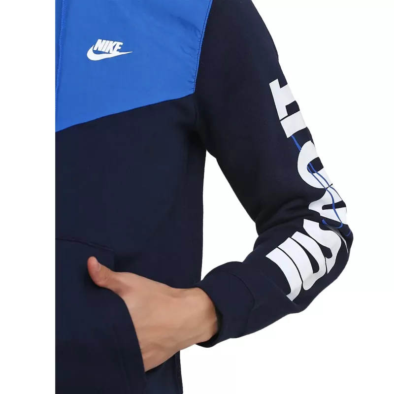 Sweat à capuche Nike NSW HBR FZ FLC