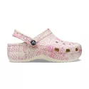 Sabot Crocs CLASSIC PLATEFORM SNAKE PRINT