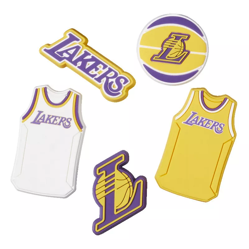 PINS Jibbitz Crocs NBALALAKERS LOGO