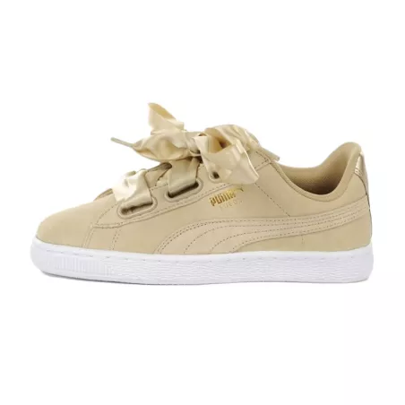 Puma heart shop beige daim