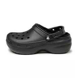 Sandale Crocs CLASSIC PLATFORM LINED CLOG