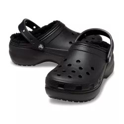 Sandale Crocs CLASSIC PLATFORM LINED CLOG