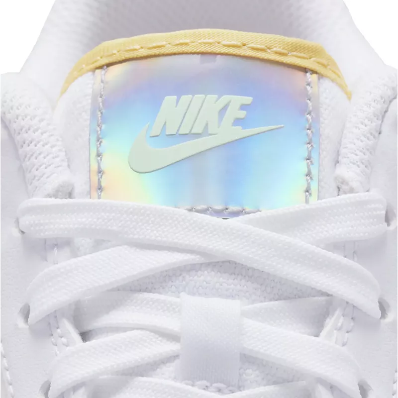 Nike air force 1 iridescent white deals