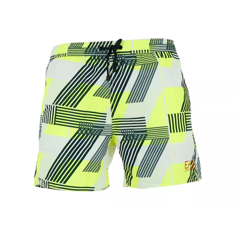 Short de bain EA7 Emporio Armani (Blanc)