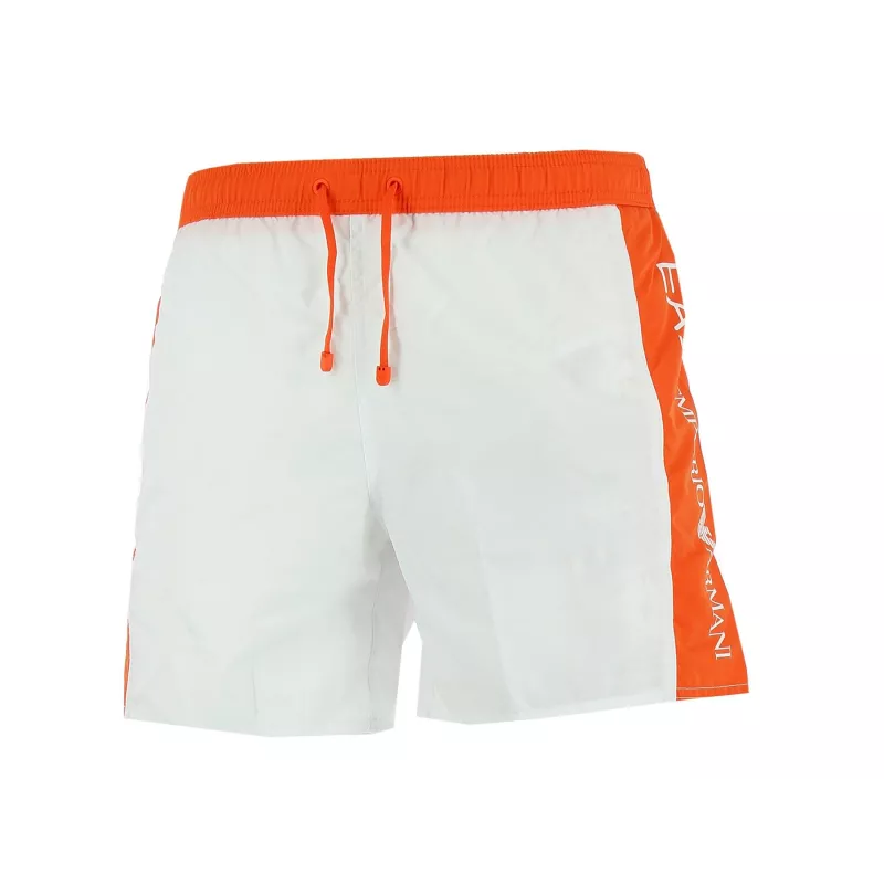 Short de bain EA7 Emporio Armani (Blanc)