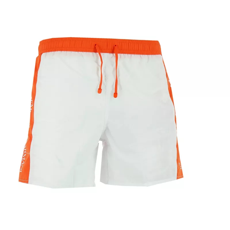 Short de bain EA7 Emporio Armani (Blanc)