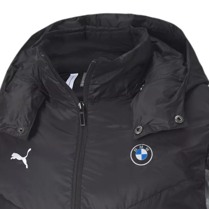 Veste BMW Motorsport Puma doudoune imperméable à capuche Noir