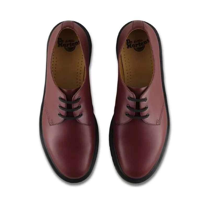 Chaussure à lacets Dr. Martens 1461 Plain Welt Smooth Cherry Red