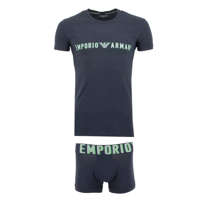 Ensemble Tee Shirt et Boxer EA7 Emporio Armani