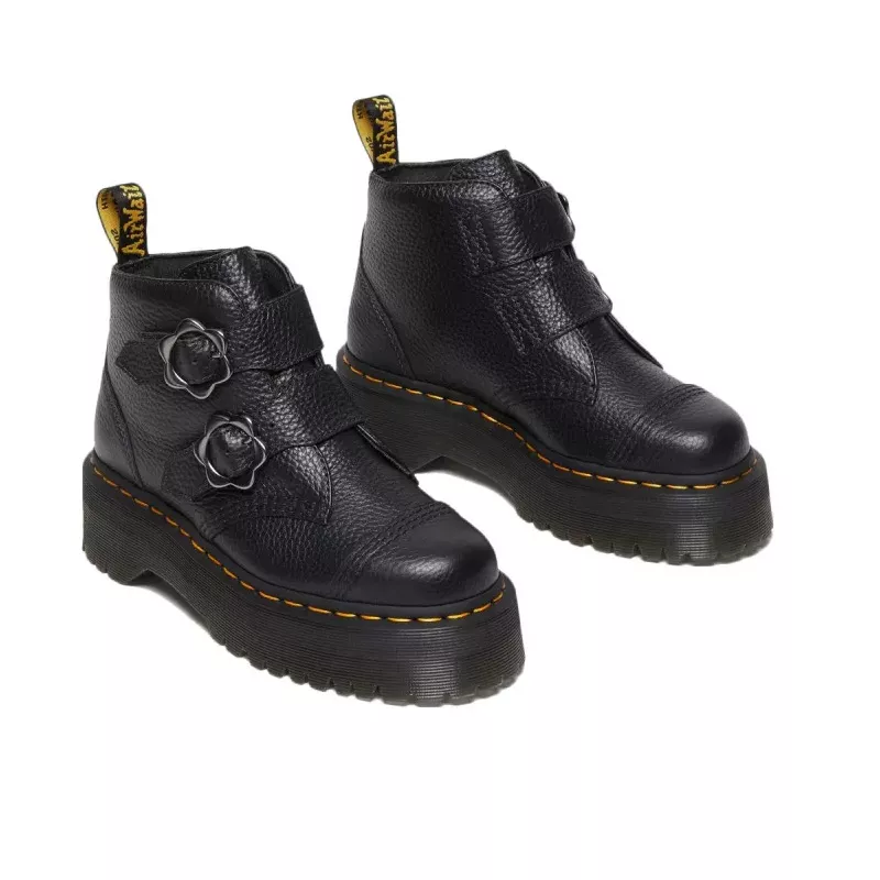 Botte Dr Martens DEVON FLOWER PLATFORME