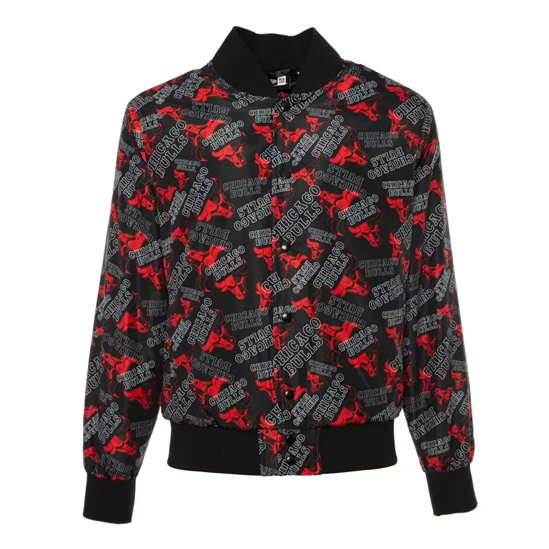 Blouson New Era Chicago Bulls Logo Print