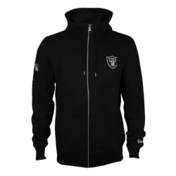 Sweat à capuche New Era Team App Fleece Oakland Raiders