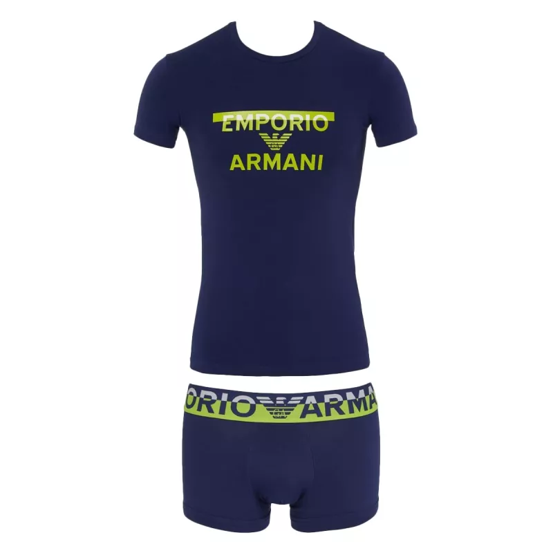 Ensemble Tee Shirt et Boxer EA7 Emporio Armani