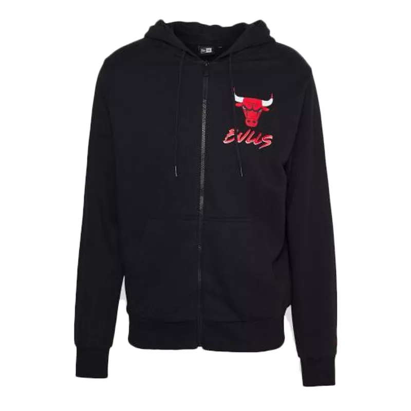 Sweat à capuche New Era Chicago Bulls NBA Script