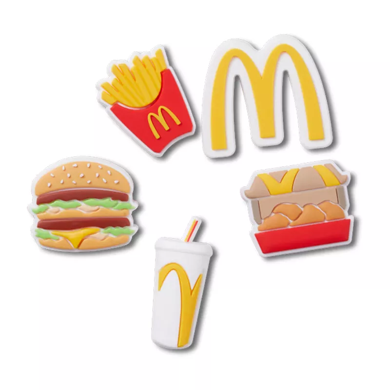 PINS Jibbitz Crocs MC DONALDS X 5 PACK