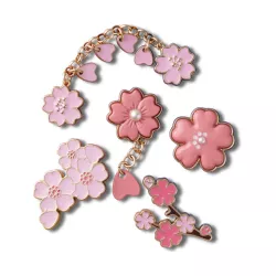 PINS Jibbitz Crocs BLOOMING CHERRY BLOSSOM 5 PACK