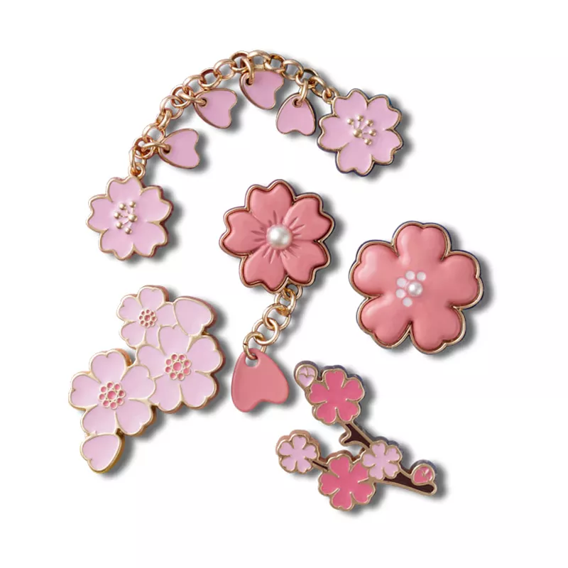 PINS Jibbitz Crocs BLOOMING CHERRY BLOSSOM 5 PACK