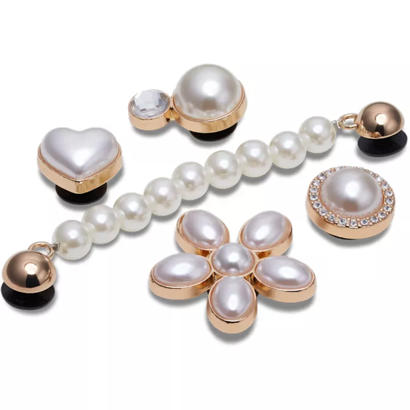 PINS Jibbitz Crocs DAINTY PEARL JEWELRY 5 PACK