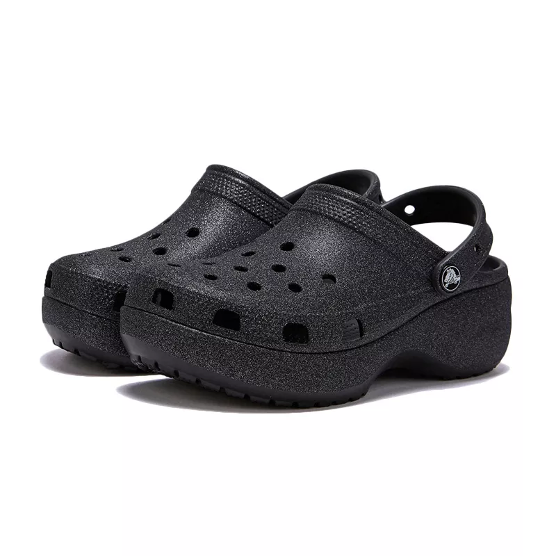 Sandale Crocs CLASSIC PLATEFORM GLITTER