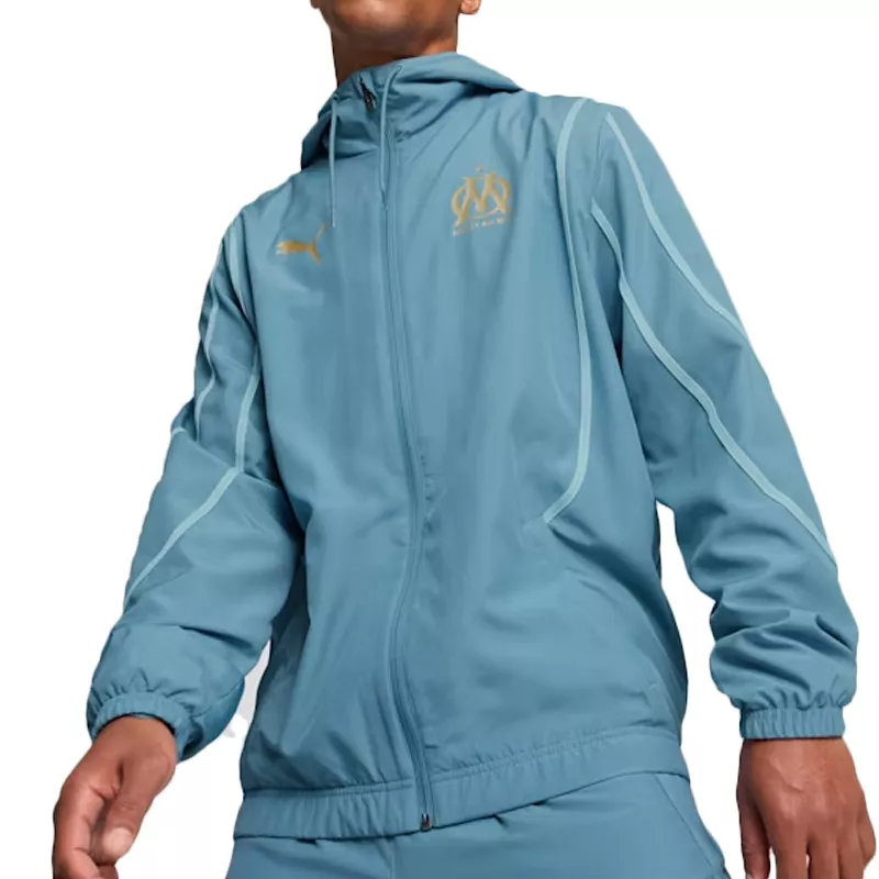 Veste de survêtement Puma PREMATCH OM WOVEN