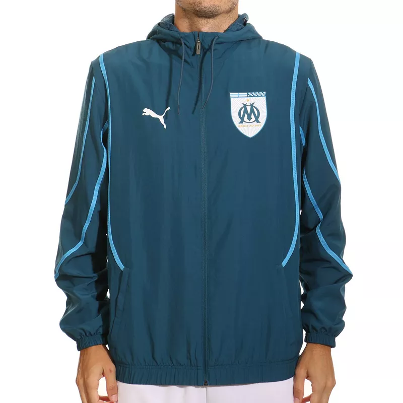 Veste de survêtement Puma PREMATCH OM WOVEN