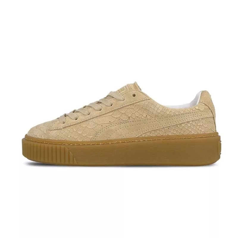 puma platform beige exotic puma platform beige exotic
