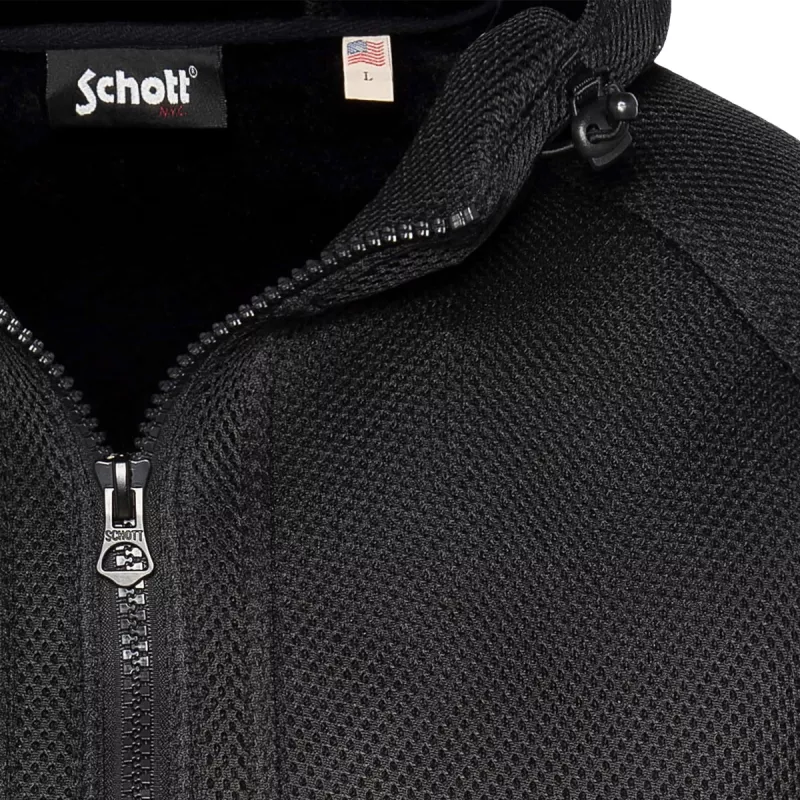 Big Sweatshirt à capuche zippé Schott SWCAMERON1