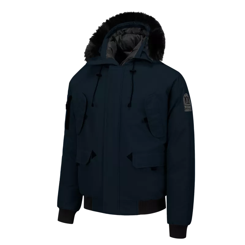 Blouson Wilson Helvetica NAVY BLACK EDITION