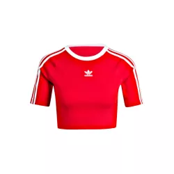 Tee-shirts adidas Originals BABY TEE 3 STRIPES ADIDAS