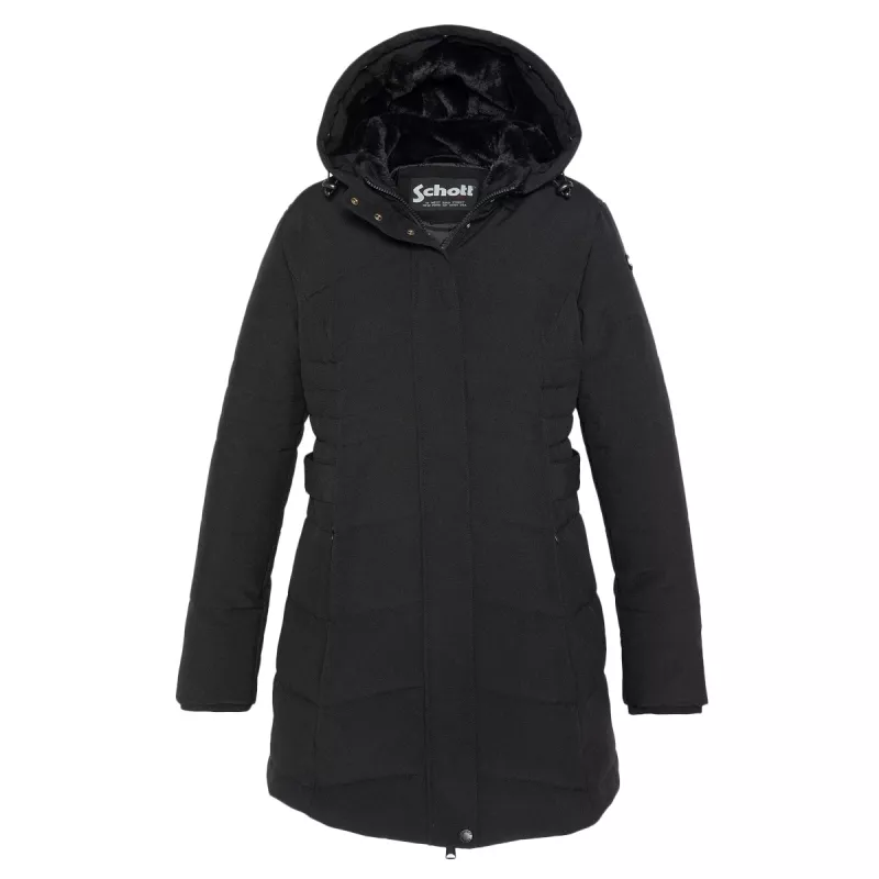 Parka longue à capuche Femme Schott JKTKIMW