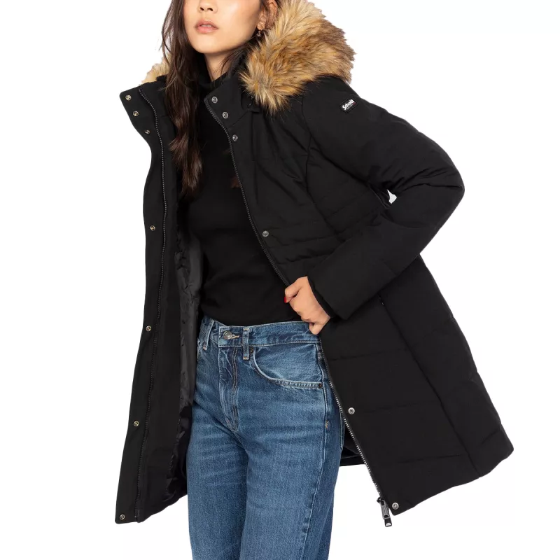 Parka longue à capuche Femme Schott JKTKIMW