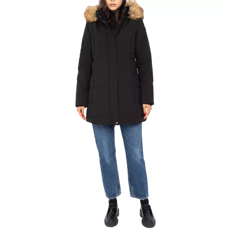 Parka longue à capuche Femme Schott JKTKIMW