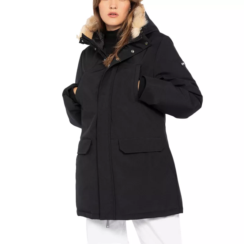 Parka à capuche fausse fourrure Femme Schott JKTNELLYW