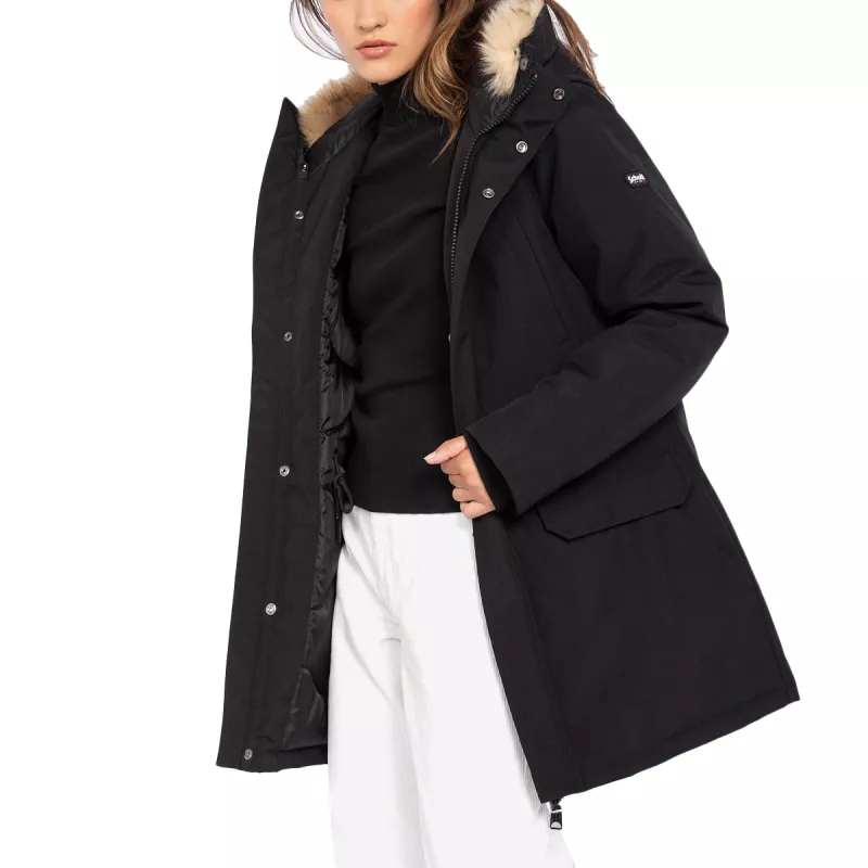 Parka à capuche fausse fourrure Femme Schott JKTNELLYW