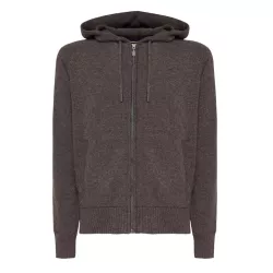 Pullover K-Way MARCY LAMBSWOOL ZIP CAPUCHE