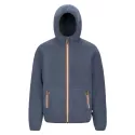 Veste à capuche zippée K-Way JACK SHERPA POLAR REVERSIBLE