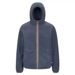 Veste à capuche zippée K-Way JACK SHERPA POLAR REVERSIBLE