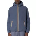 Veste à capuche zippée K-Way JACK SHERPA POLAR REVERSIBLE