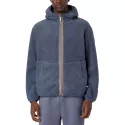 Veste à capuche zippée K-Way JACK SHERPA POLAR REVERSIBLE