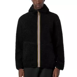 Veste à capuche zippée K-Way JACK SHERPA POLAR REVERSIBLE