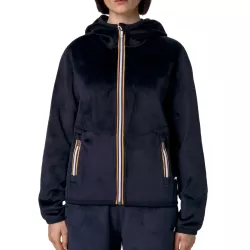 Veste courte K-Way LILY VELOUR POLAR REVERSIBLE