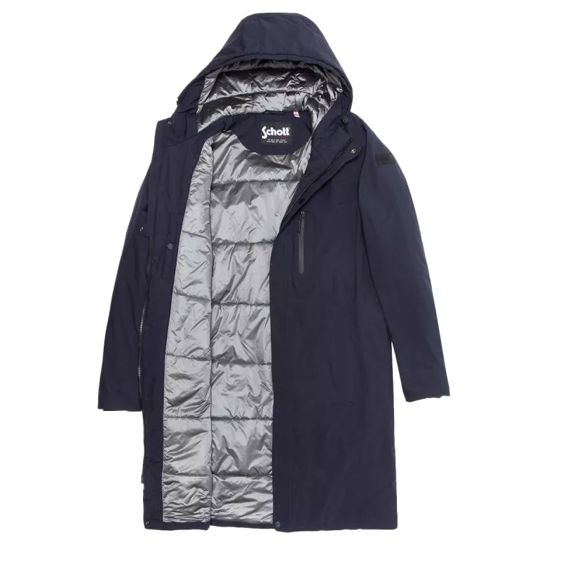 Parka longue à capuche Schott EMMETT2