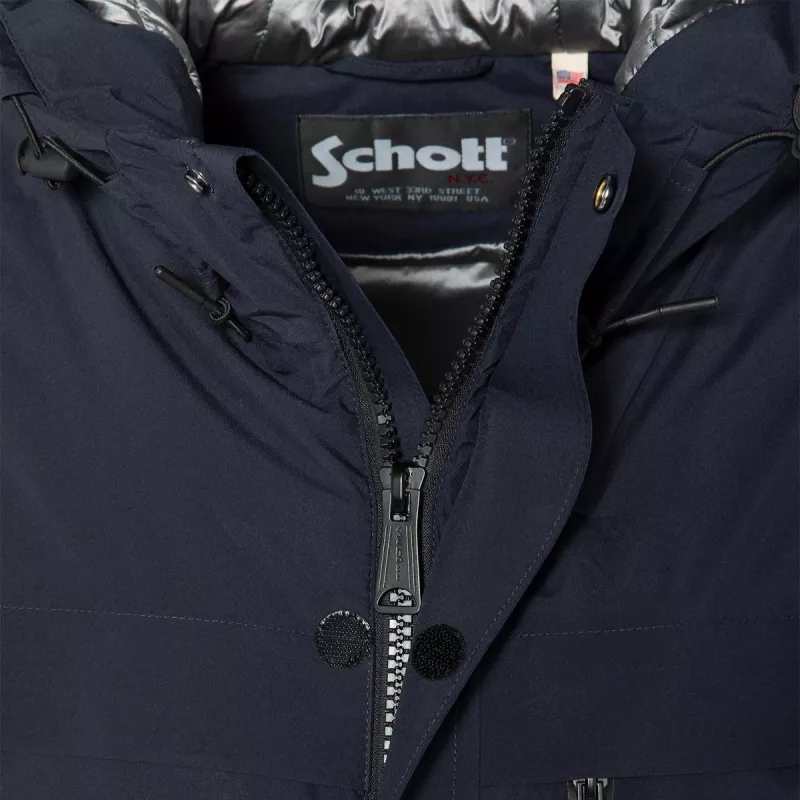 Parka longue à capuche Schott EMMETT2