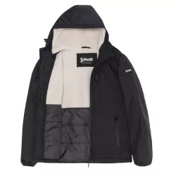 Parka doublée Sherpa capuche Schott PARKA A CAPUCHE