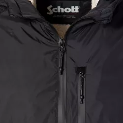 Parka Longue à Cpauche Double Sherpa Schott PARKA LONGUE A CAPUCHE