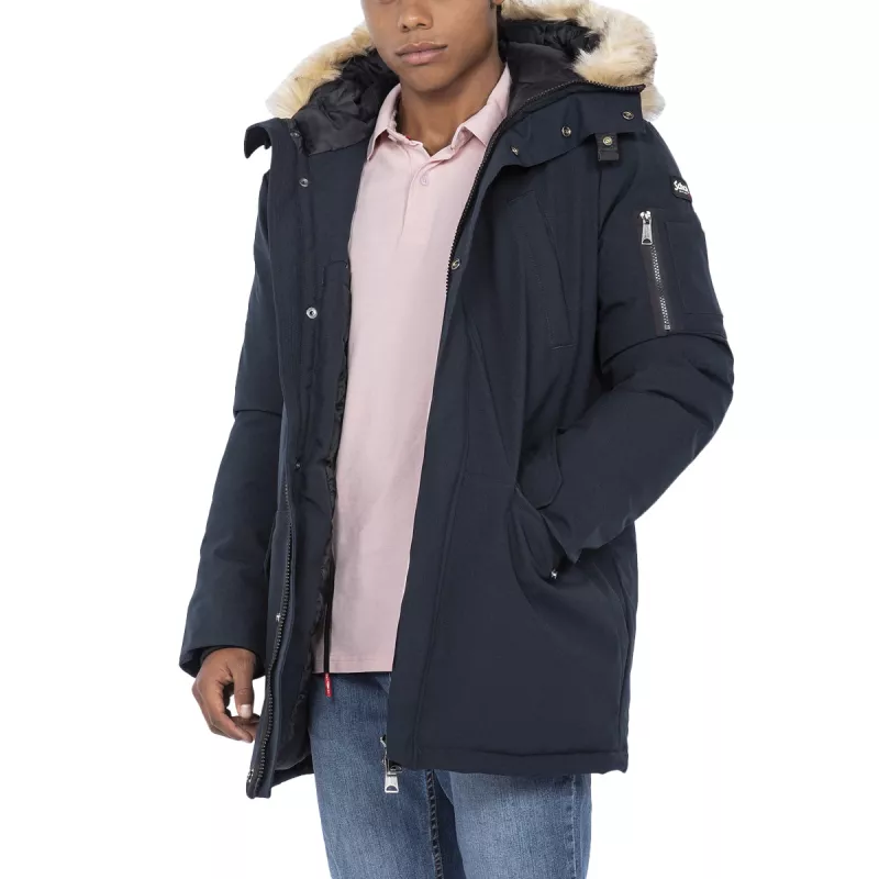 Parka longue à capuche Schott NELSON20