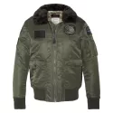 Blousons Schott BLOUSON BOMBERS BADGE