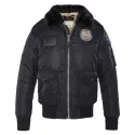 Blousons Schott BLOUSON BOMBERS BADGE