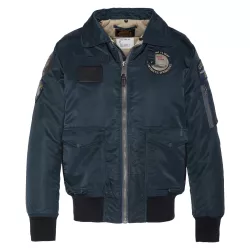 Blousons Schott BLOUSON BOMBERS BADGE